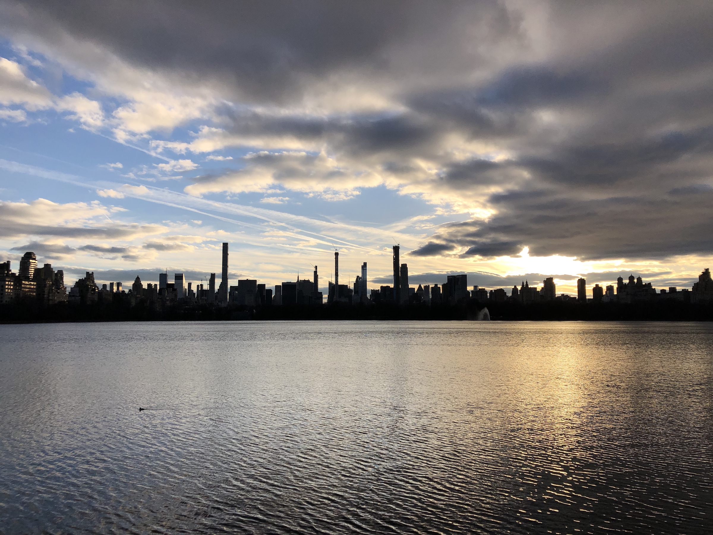 Jacqueline Kennedy Onassis Reservoir, in December